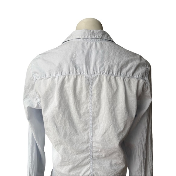 Frank & Eileen Barry Button Up in Shirting Blue, Sz XL - Picture 11 of 15